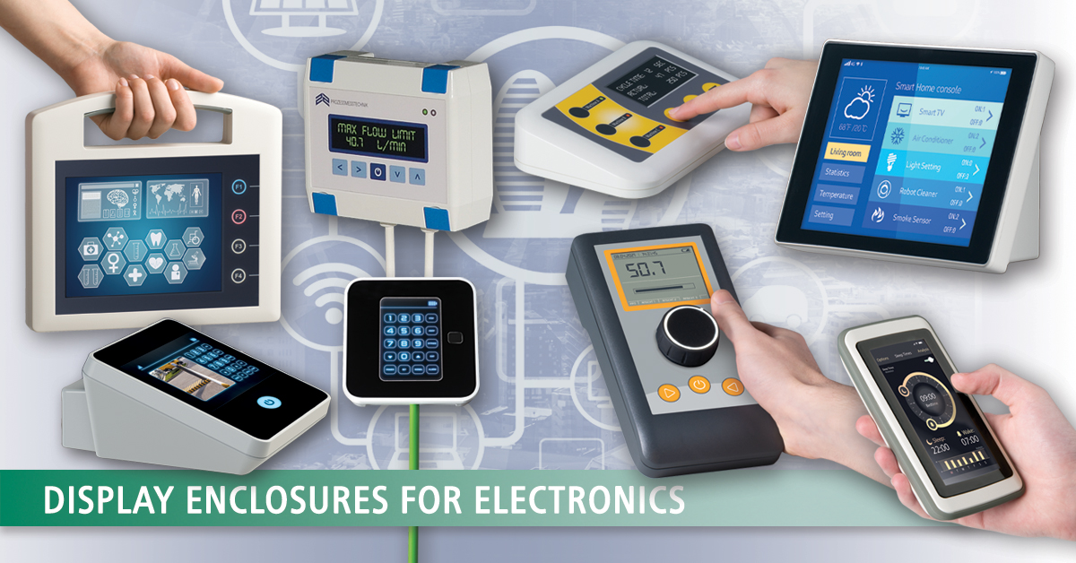 Enclosures for displays and touch screens